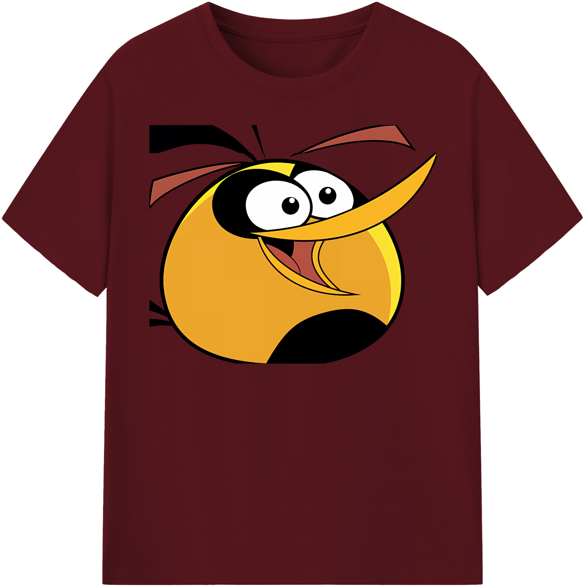 （画像用） Angry Birds アングリーバード 綿100％半袖Tシャツ（フロントプリント）